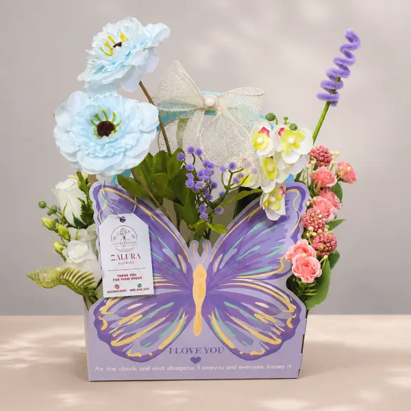 Flower Basket Butterfly Garden